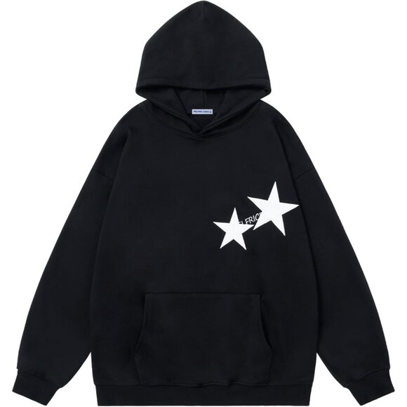 Eden Black Hoodies Y2k Oversized Graphic Hoodies Aesthetic Sweat shirt - Picture 2 of 4